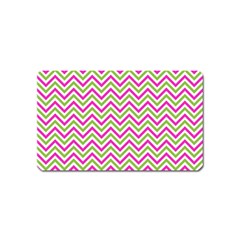 Mave,chevron,white,navi,purple Magnet (name Card) by nateshop