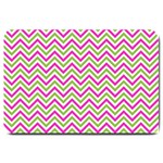 Mave,chevron,white,navi,purple Large Doormat  30 x20  Door Mat