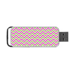 Mave,chevron,white,navi,purple Portable Usb Flash (two Sides) by nateshop