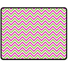 Mave,chevron,white,navi,purple Fleece Blanket (medium)  by nateshop