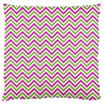 Mave,chevron,white,navi,purple Large Cushion Case (Two Sides) Front