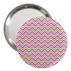 Mave,chevron,white,navi,purple 3  Handbag Mirrors by nateshop