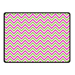 Mave,chevron,white,navi,purple Double Sided Fleece Blanket (small)  by nateshop