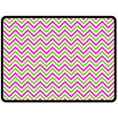 Mave,chevron,white,navi,purple Double Sided Fleece Blanket (large)  by nateshop