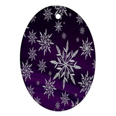 Star Christmas Ornament (oval)