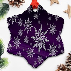 Star Christmas Snowflake Ornament (two Sides)