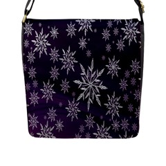 Star Christmas Flap Closure Messenger Bag (l) by nateshop