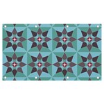 Floral Pattern Floral Motif Banner and Sign 7  x 4  Front