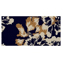 Illustration Abstract Flower Background Pattern Banner And Sign 4  X 2 