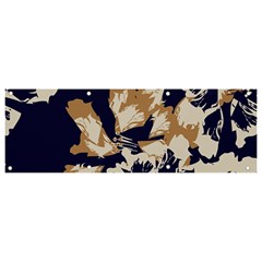 Illustration Abstract Flower Background Pattern Banner And Sign 9  X 3 