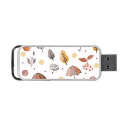 Autumn Boho Art Boho Background Portable Usb Flash (one Side) by Wegoenart