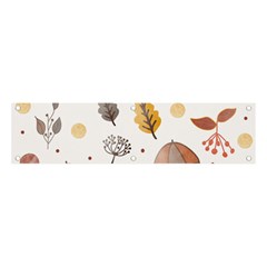 Autumn Boho Art Boho Background Banner And Sign 4  X 1  by Wegoenart