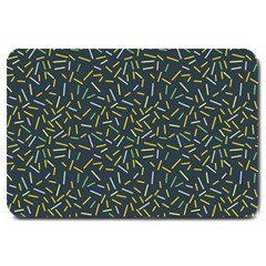 Abstract Pattern Sprinkles Sprinkle Large Doormat  by Wegoenart