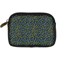 Abstract Pattern Sprinkles Sprinkle Digital Camera Leather Case by Wegoenart