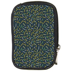 Abstract Pattern Sprinkles Sprinkle Compact Camera Leather Case by Wegoenart