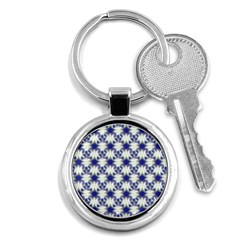 Background Pattern Texture Design Key Chain (round) by Wegoenart