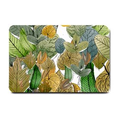 Illustration Sheet Autumn Color Drawing Small Doormat  by Wegoenart