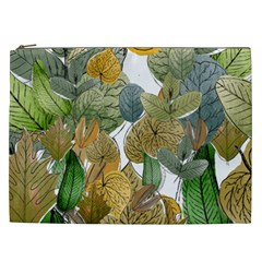 Illustration Sheet Autumn Color Drawing Cosmetic Bag (xxl) by Wegoenart