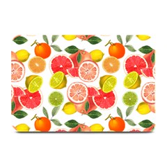 Citrus Fruit Seamless Pattern Plate Mats by Wegoenart