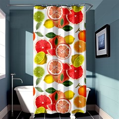 Citrus Fruit Seamless Pattern Shower Curtain 36  X 72  (stall)  by Wegoenart