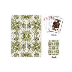 Background Pattern Texture Design Playing Cards Single Design (mini) by Wegoenart