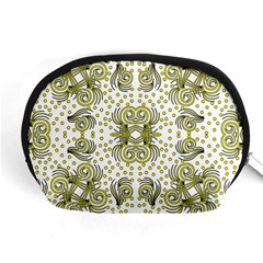 Background Pattern Texture Design Accessory Pouch (medium) by Wegoenart