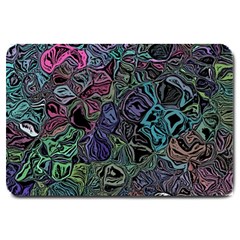 Background Pattern Texture Design Large Doormat  by Wegoenart