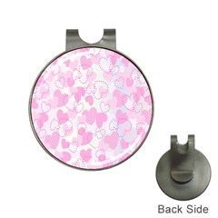 Valentine-background-hearts-bokeh Hat Clips With Golf Markers by Zezheshop