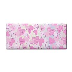 Valentine-background-hearts-bokeh Hand Towel