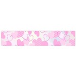 Valentine-background-hearts-bokeh Small Flano Scarf Front