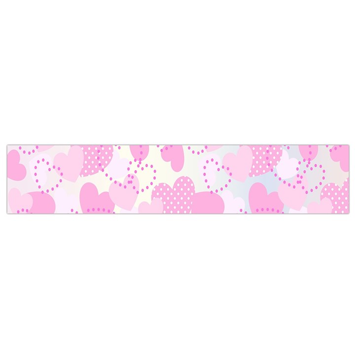 Valentine-background-hearts-bokeh Small Flano Scarf