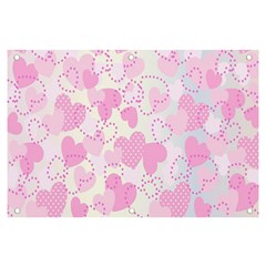 Valentine-background-hearts-bokeh Banner And Sign 6  X 4 