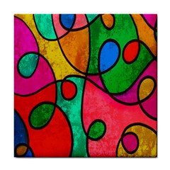 Abstract,e1 Tile Coaster by nateshop