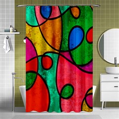 Abstract,e1 Shower Curtain 48  X 72  (small)  by nateshop