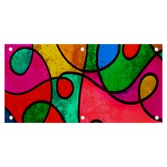 Abstract,e1 Banner And Sign 6  X 3  by nateshop