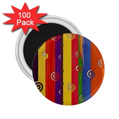 Abstract-e2 2 25  Magnets (100 Pack)  by nateshop