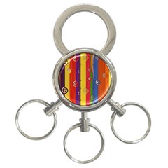 Abstract-e2 3-ring Key Chain by nateshop