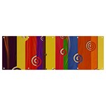 Abstract-e2 Banner and Sign 12  x 4  Front