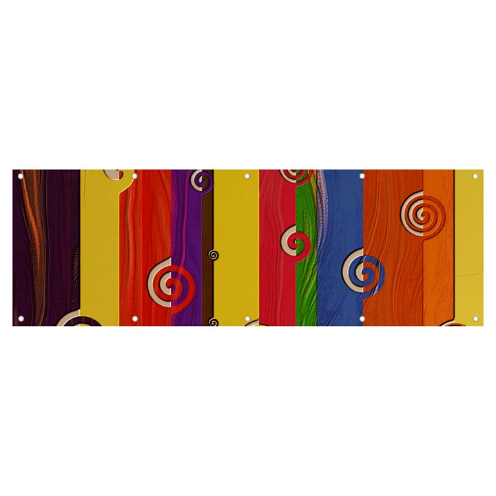 Abstract-e2 Banner and Sign 12  x 4 