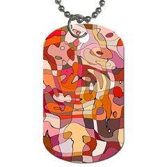 Abstract-ilustrasi Dog Tag (one Side) by nateshop