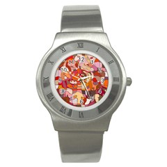 Abstract-ilustrasi Stainless Steel Watch by nateshop