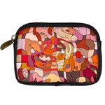 Abstract-ilustrasi Digital Camera Leather Case Front