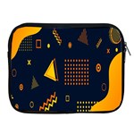 Abstract-geometric Apple iPad 2/3/4 Zipper Cases Front