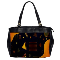 Abstract-geometric Oversize Office Handbag by nateshop