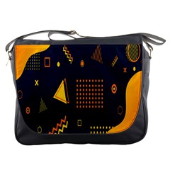 Abstract-geometric Messenger Bag by nateshop