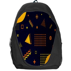 Abstract-geometric Backpack Bag by nateshop