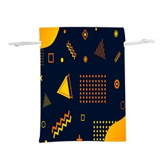 Abstract-geometric Lightweight Drawstring Pouch (s)