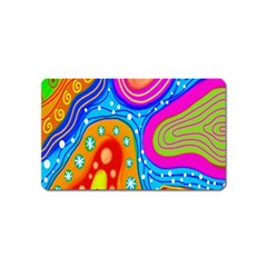 Abstract-tekstur Magnet (name Card) by nateshop