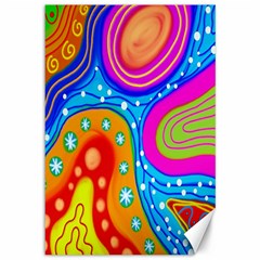 Abstract-tekstur Canvas 12  X 18  by nateshop