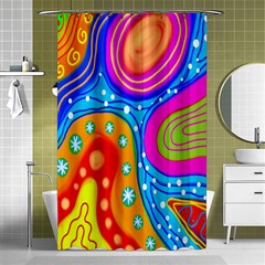 Abstract-tekstur Shower Curtain 48  X 72  (small)  by nateshop